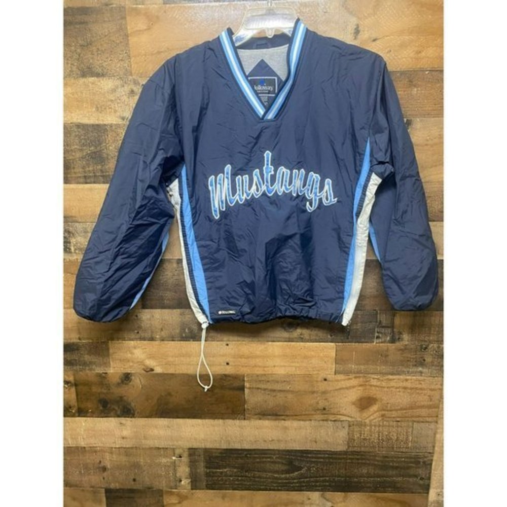 Holloway Adult Mustangs Windbreaker Sweater Size X-Small